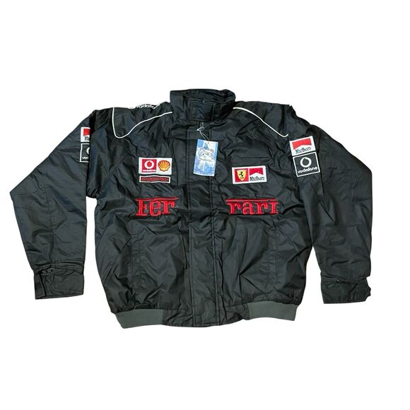 8-dragon LTD Other - NWT Ferrari Michael Schumacher F1 Racing Jacket Black XL 8-Dragon LTD Retro